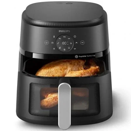 Philips Freidora de Aire Serie 2000 6,2L Negro